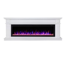 RealFlame Электрокамин Islandia 60 WT белый с очагом Saphir 60