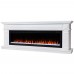 RealFlame Электрокамин Islandia 60 WT белый с очагом Saphir 60