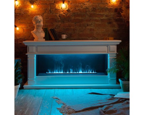 RealFlame Электрокамин Islandia CST1000 WT с очагом 3D Cassette 1000 LED RGB