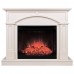 RealFlame Электрокамин Jacomo 25,5 WT крем с очагом Evrika 25,5 LED
