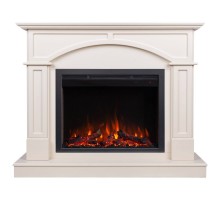 RealFlame Электрокамин Jacomo 25,5 WT крем с очагом Saphir 25,5