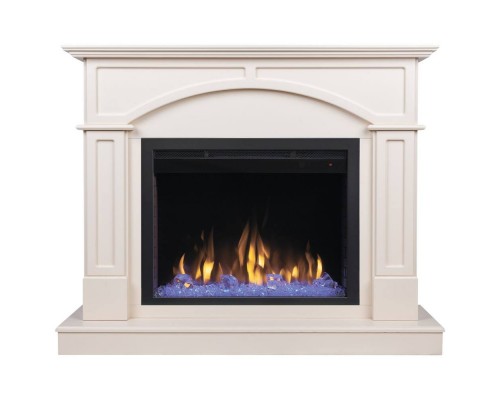 RealFlame Электрокамин Jacomo 25,5 WT крем с очагом Saphir 25,5