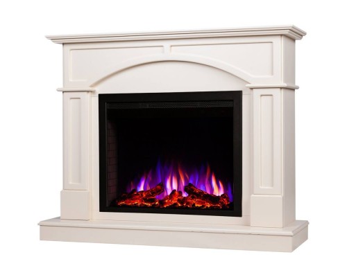 RealFlame Электрокамин Jacomo 25,5 WT крем с очагом Saphir 25,5