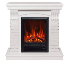 RealFlame Электрокамин Jazz WT белый с очагом Eugene