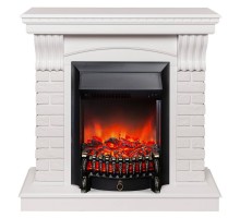 RealFlame Электрокамин Jazz WT белый с очагом Fobos Lux Black