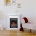 RealFlame Электрокамин Jazz WT белый с очагом Majestic Lux Black