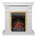 RealFlame Электрокамин Jazz WT белый с очагом Majestic Lux Brass