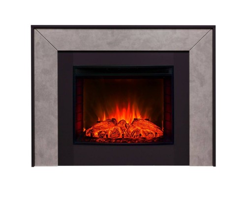 RealFlame Электрокамин Jersey 25,5 GR графит с очагом Evrika 25,5 LED