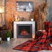 RealFlame Электрокамин Jersey 25,5 GR графит с очагом Evrika 25,5 LED