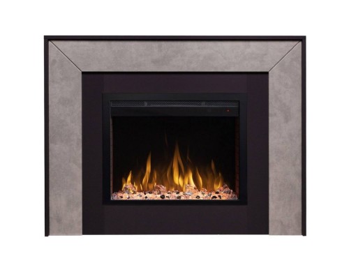RealFlame Электрокамин Jersey 25,5 GR графит с очагом Saphir 25,5