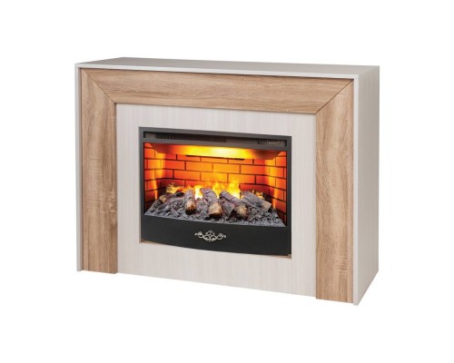 RealFlame Электрокамин Jersey 25,5 WT с очагом 3D Firestar 25,5