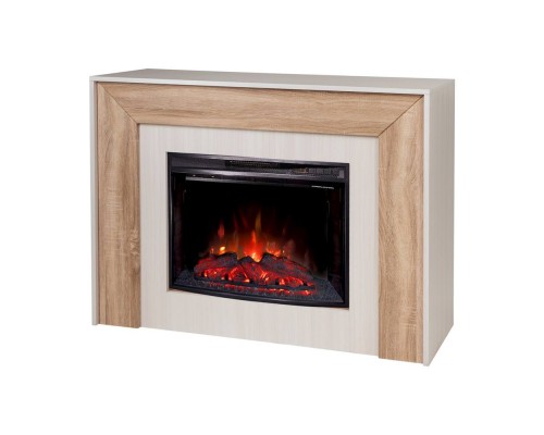 RealFlame Электрокамин Jersey 25,5 WT с очагом Evrika 25,5 LED