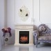 RealFlame Электрокамин Junona WT айвори с очагом Fobos Lux Black