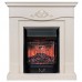 RealFlame Электрокамин Junona WT айвори с очагом Majestic Lux Black
