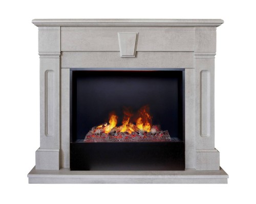 RealFlame Электрокамин Kellie 25,5/26 WT цвет белый камень с очагом 3D Cassette 630