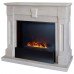 RealFlame Электрокамин Kellie 25,5/26 WT цвет белый камень с очагом 3D Cassette 630 Black Panel