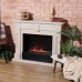 RealFlame Электрокамин Kellie 25,5/26 WT цвет белый камень с очагом 3D Cassette 630 Black Panel
