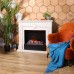 RealFlame Электрокамин Kellie 25,5/26 WT цвет белый камень с очагом 3D Cassette 630