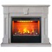 RealFlame Электрокамин Kellie 25,5/26 WT цвет белый камень с очагом 3D Helios 26