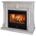 RealFlame Электрокамин Kellie 25,5/26 WT цвет белый камень с очагом 3D Novara