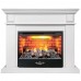 RealFlame Электрокамин Leda 24/25,5 WT белый матовый с очагом 3D Firestar 25,5