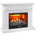 RealFlame Электрокамин Leda 24/25,5 WT белый матовый с очагом 3D Firestar 25,5
