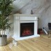 RealFlame Электрокамин Leda 24/25,5 WT белый матовый с очагом Evrika 25,5 LED