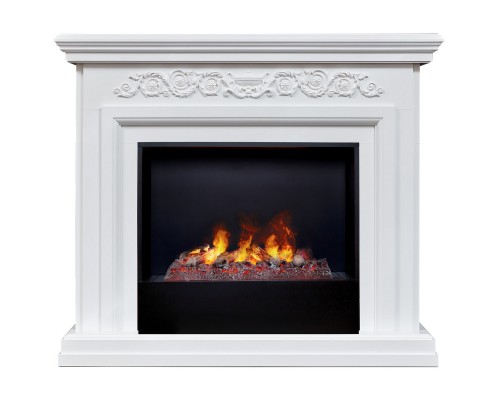 RealFlame Электрокамин Leticia 26 WT белый с очагом 3D Cassette 630