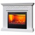 RealFlame Электрокамин Leticia 26 WT белый с очагом 3D Helios 26