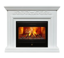 RealFlame Электрокамин Leticia 26 WT белый с очагом 3D Novara