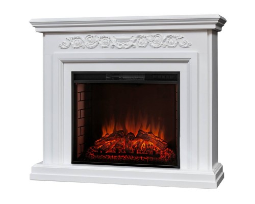 RealFlame Электрокамин Leticia 26 WT белый с очагом Epsilon 26 S IR