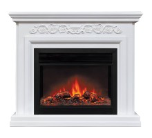 RealFlame Электрокамин Leticia 26 WT белый с очагом Moonblaze Black