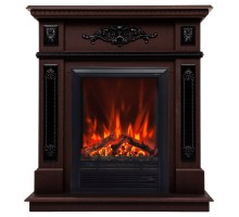 RealFlame Электрокамин Lilian DN орех с очагом Eugene