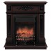 RealFlame Электрокамин Lilian DN орех с очагом Fobos Lux Black
