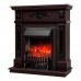 RealFlame Электрокамин Lilian DN орех с очагом Fobos Lux Black