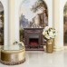 RealFlame Электрокамин Lilian DN орех с очагом Fobos Lux Black