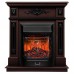 RealFlame Электрокамин Lilian DN орех с очагом Majestic Lux Black