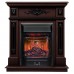 RealFlame Электрокамин Lilian DN орех с очагом Majestic Lux Black RC