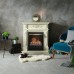 RealFlame Электрокамин Lilian WT жемчуг с очагом 3D Olympic