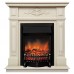 RealFlame Электрокамин Lilian WT жемчуг с очагом Fobos Lux Black RC