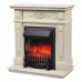 RealFlame Электрокамин Lilian WT жемчуг с очагом Fobos Lux Black