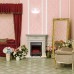 RealFlame Электрокамин Lilian WT жемчуг с очагом Fobos Lux Black