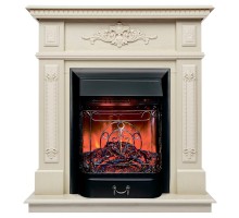 RealFlame Электрокамин Lilian WT жемчуг с очагом Majestic Lux Black RC
