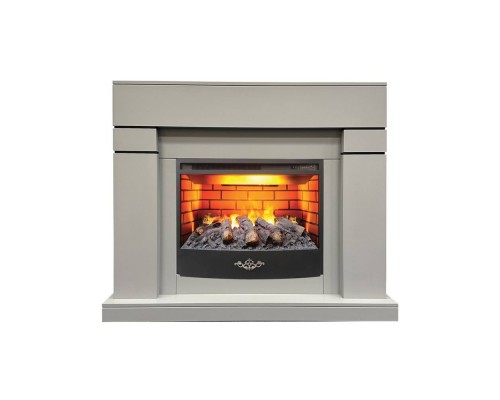 RealFlame Электрокамин Lindelse 25,5/26 GR серый c очагом 3D Firestar 25,5