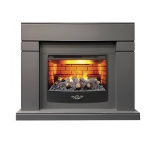RealFlame Электрокамин Lindelse 25,5/26 GR серый c очагом 3D Firestar 25,5