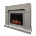 RealFlame Электрокамин Lindelse 25,5/26 GR серый c очагом Saphir 25,5