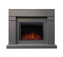 RealFlame Электрокамин Lindelse 25,5/26 GR серый c очагом Saphir 25,5