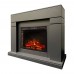 RealFlame Электрокамин Lindelse 25,5/26 GR серый c очагом Sparta 25,5 LED
