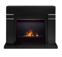 RealFlame Электрокамин Lindelse 26 BL черныйM черный с очагом 3D Cassette 630 Black Panel