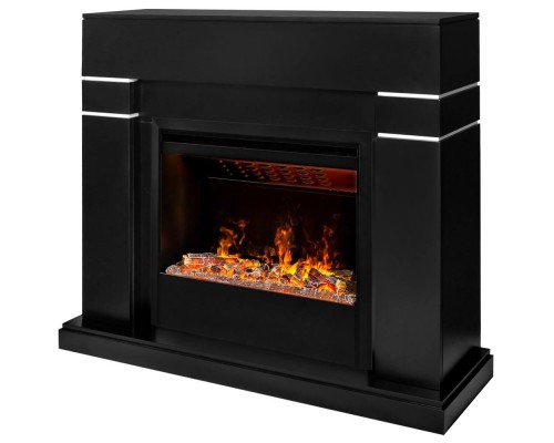 RealFlame Электрокамин Lindelse 26 BL черныйM черный с очагом 3D Helios 26 SBG